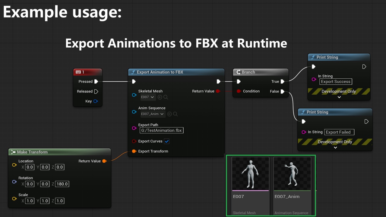Media 1 for listing Runtime Animation Exporter
