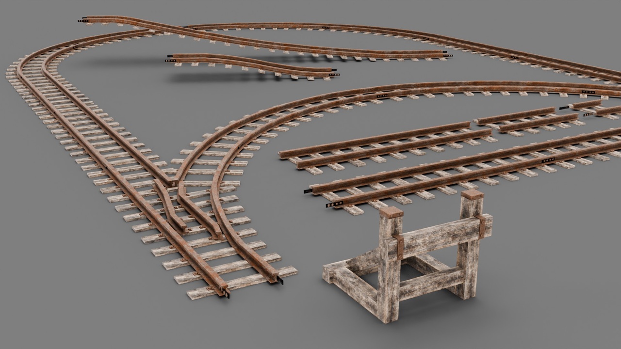 Media 1 for listing Modular Stylized Railway Track Set