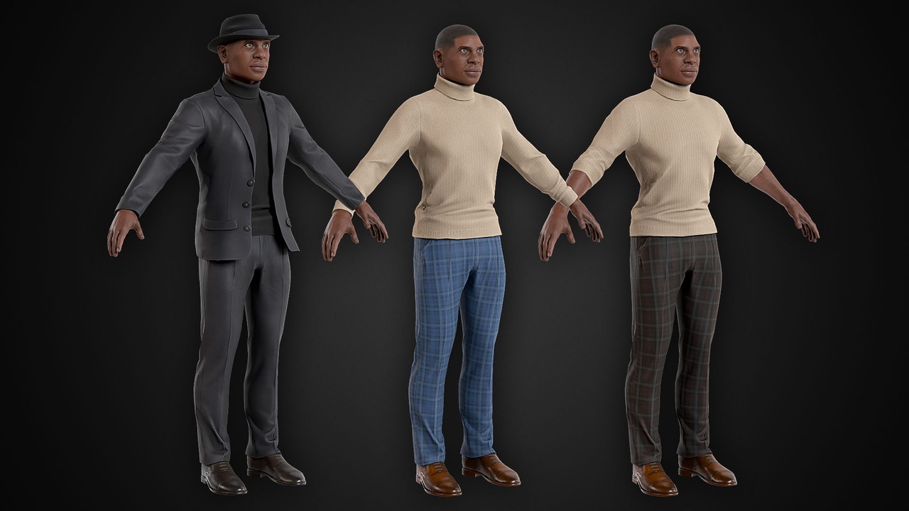 Media 1 for listing Man In Suit and Hat