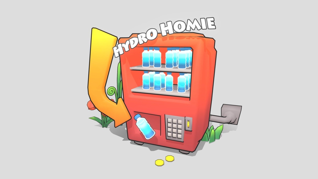 Media 1 for listing Low poly Vending Machine