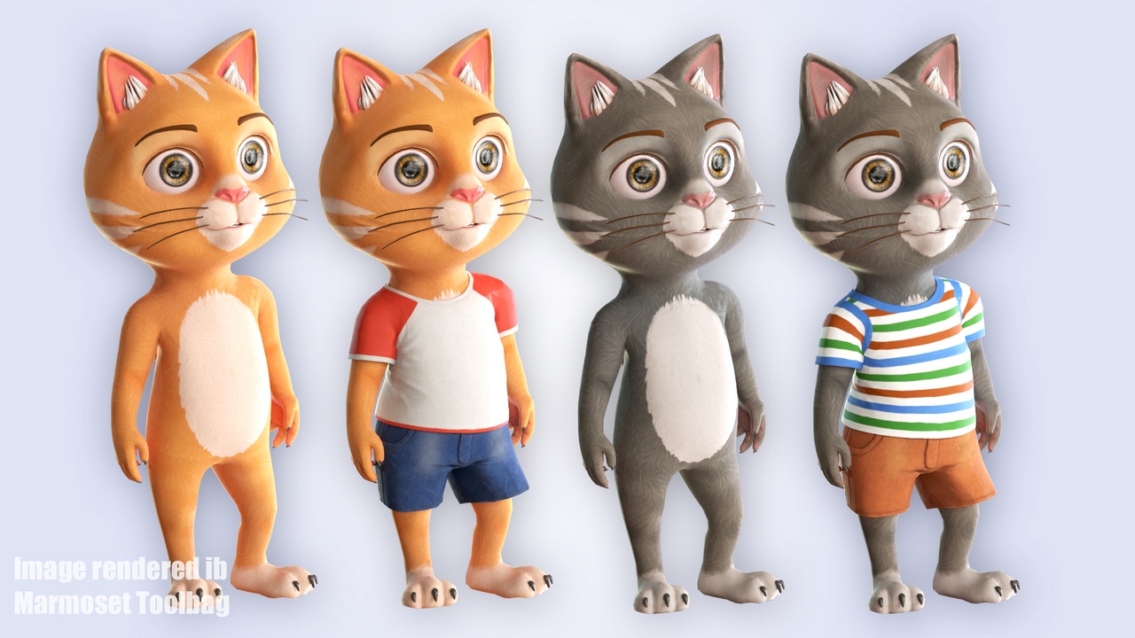 Media 1 for listing Cartoon Cat Set