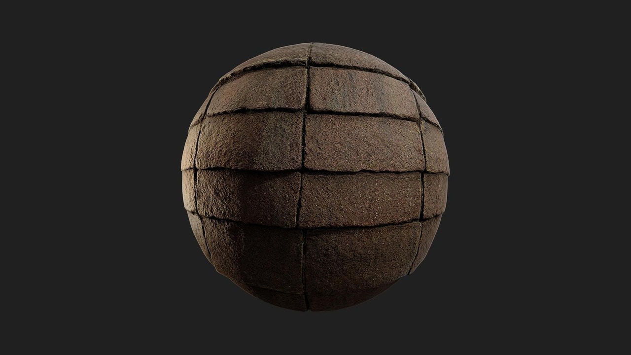 出品Historic Medieval Church Ruin Roof Tile Rough 01のメディア1