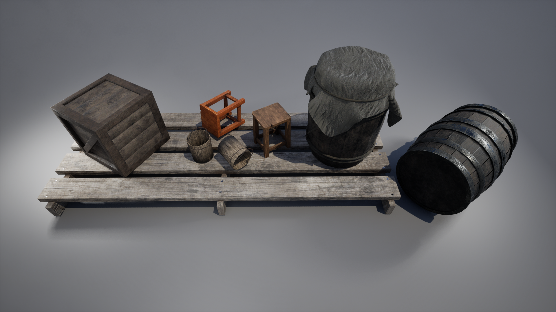 Old Wooden Objects | Fab