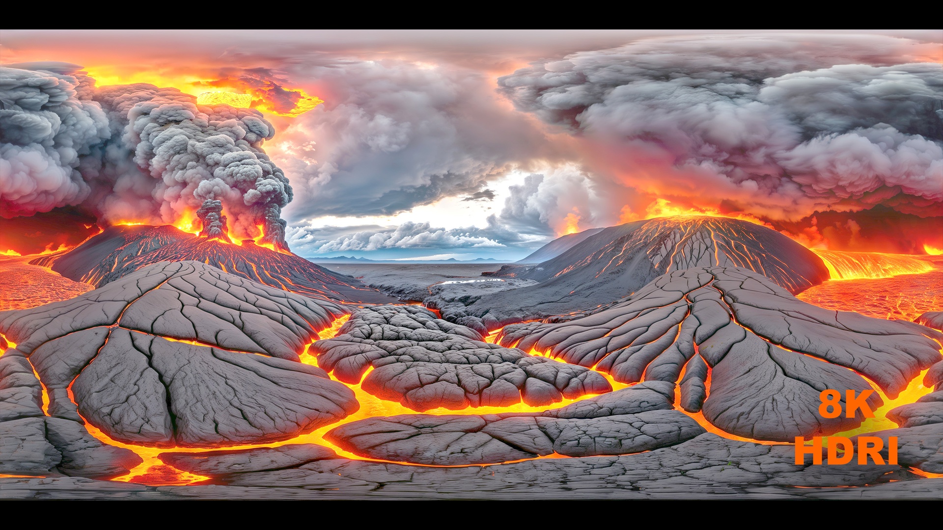 Media 1 for listing Magma HDRI Sky Pack – 10 Epic 8K Panoramas