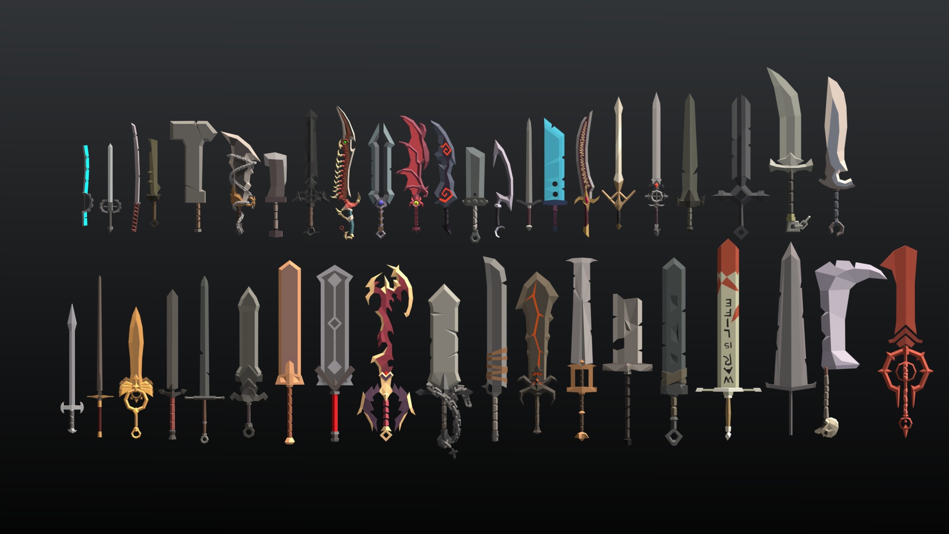 Media 1 for listing Ultimate Fantasy Weapons | LowPoly Pack