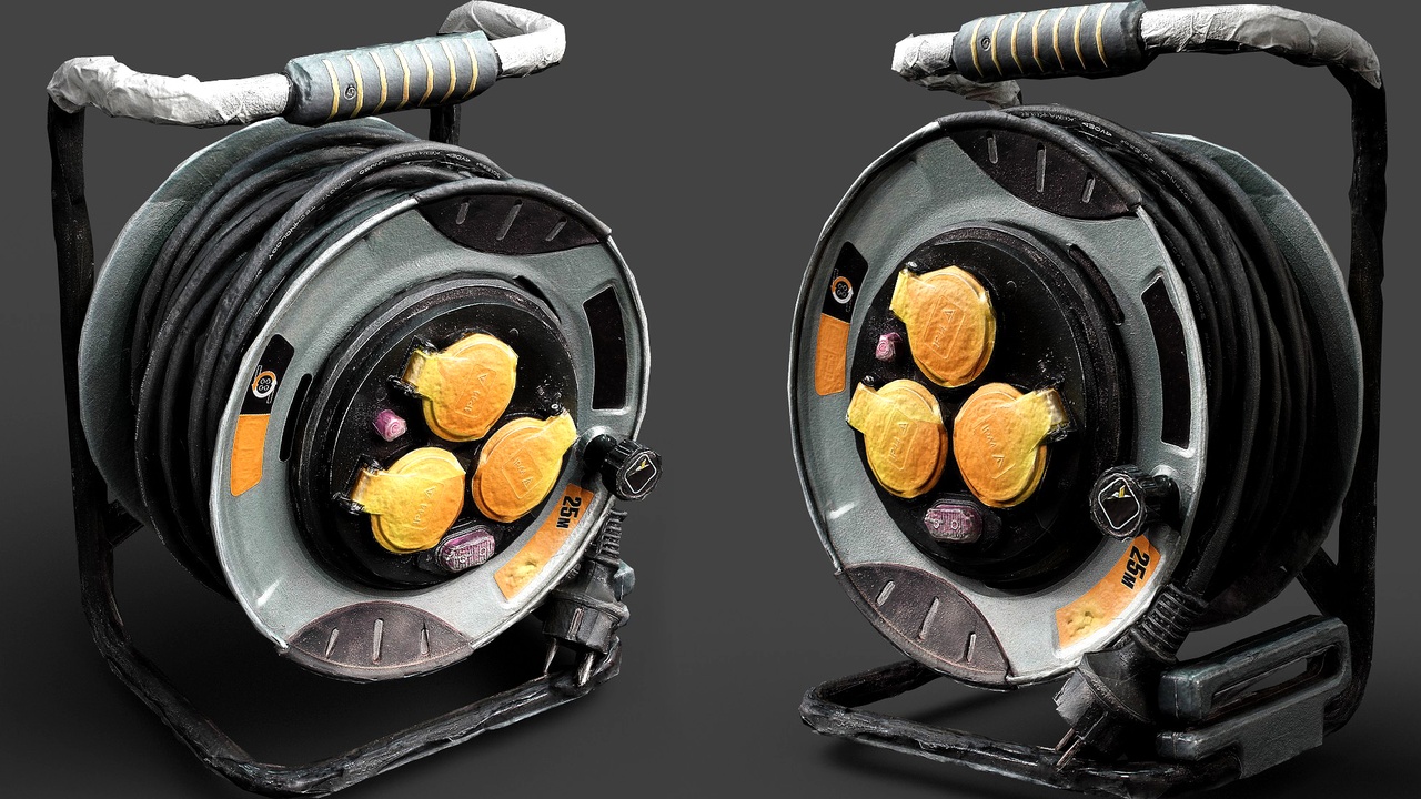 Media 1 for listing electric equipment cable splitter PBR photogrammetry
