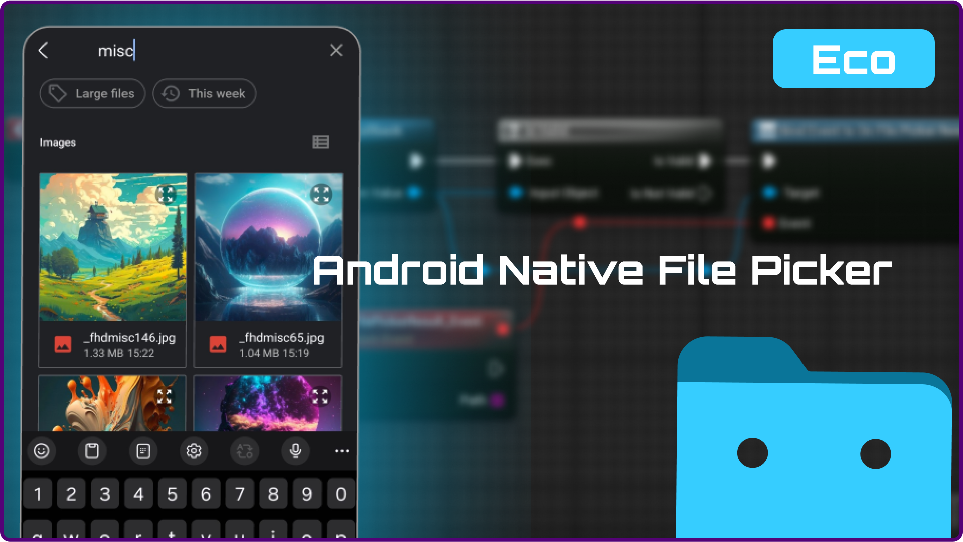 Android File Picker Prompt Android Native File Picker Eco | Fab