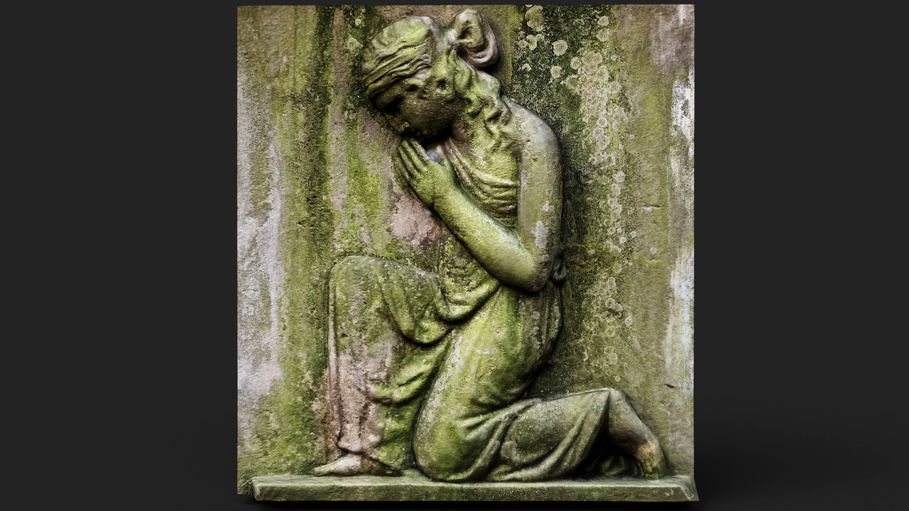 Media 1 for listing ancient greek stonewall mossy monument ruin PBR photogrammetry