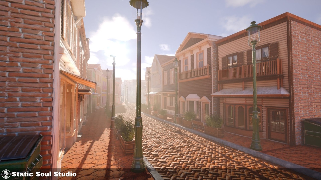 Media 1 for listing Town Stores & Streets ( Shop Interiors , Modular Roads , Color Variations )