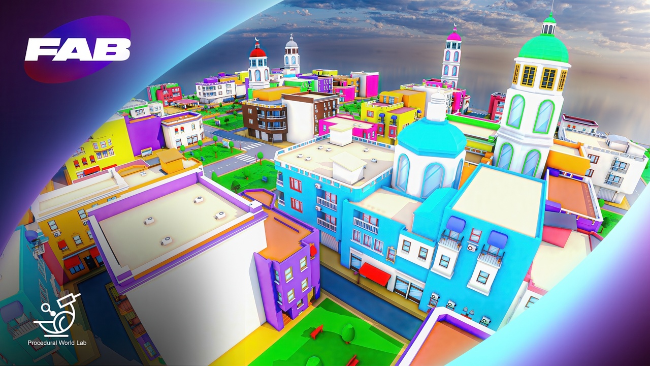 Media 1 for listing Modular Eastern City Lowpoly Istanbul [Enterable Interior]