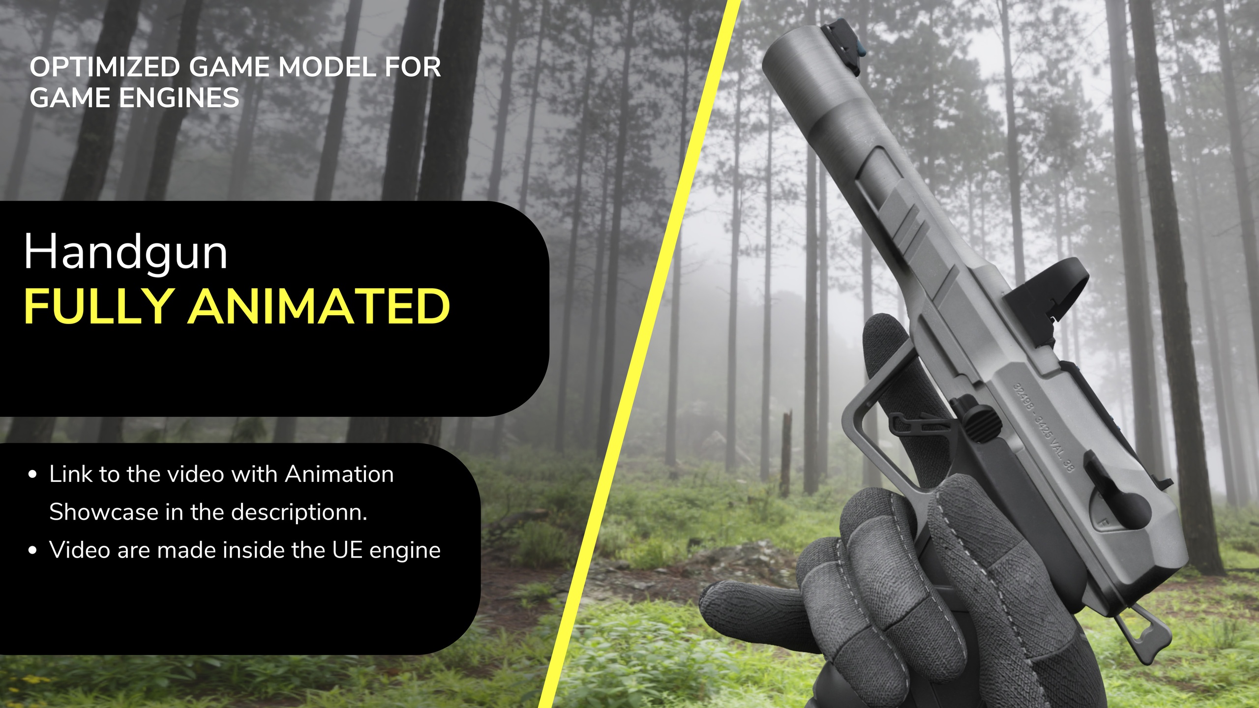 Media 1 for listing Pistol / Handgun Ionet Mk.IV FPS Animation