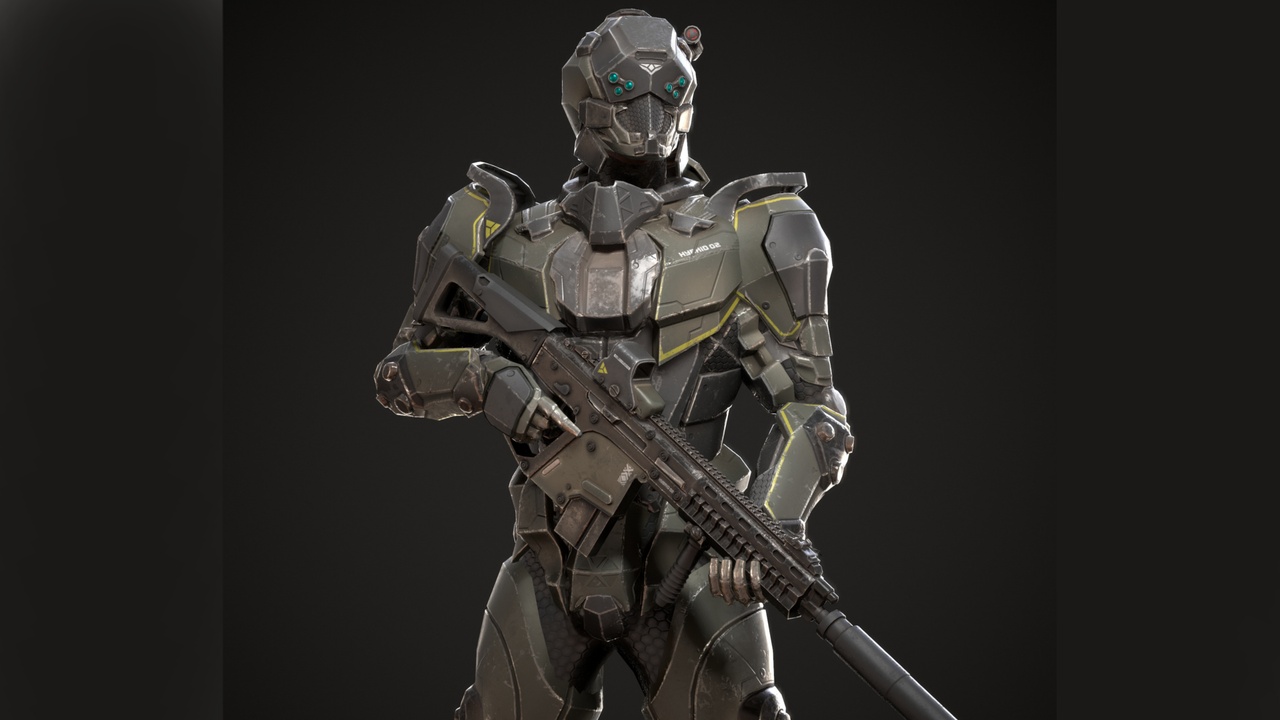 商品 SciFi Soldier 的媒体 1