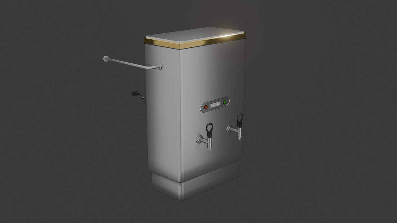 Media 1 for listing 开水机 饮用热水器 commercial_water_boiler （blender+fbx）