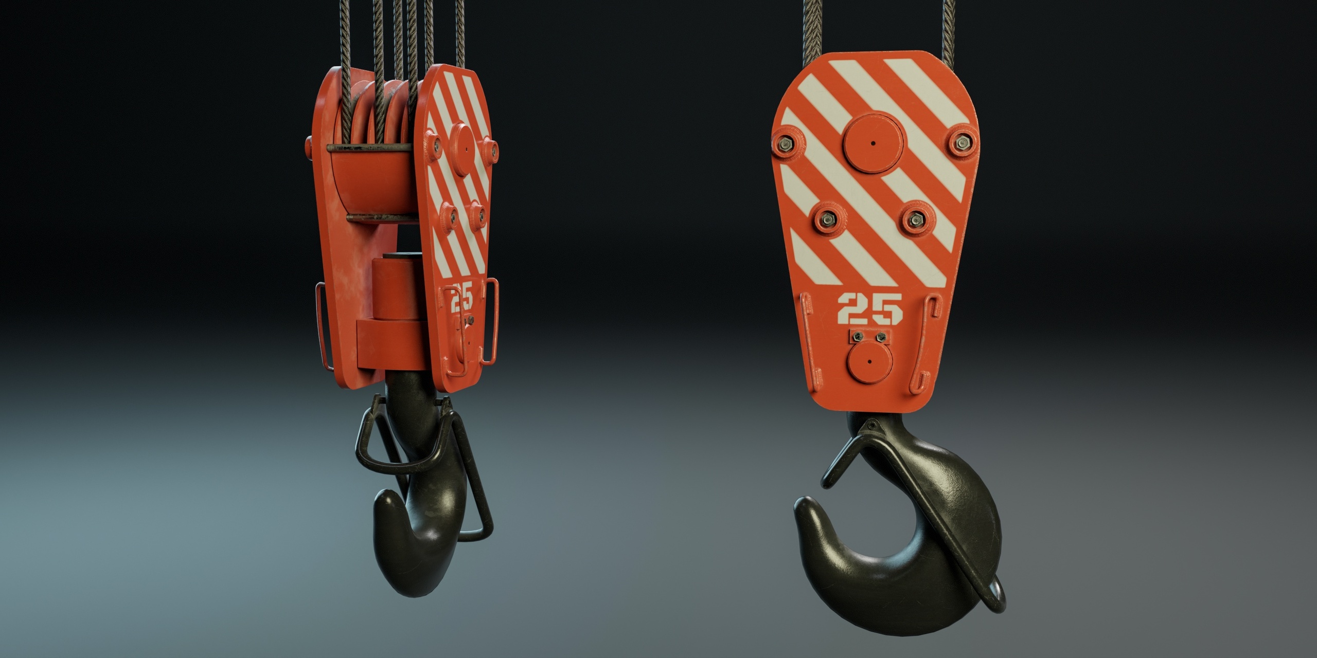 Crane hook block PBR 제품 등록을 위한 미디어 1개