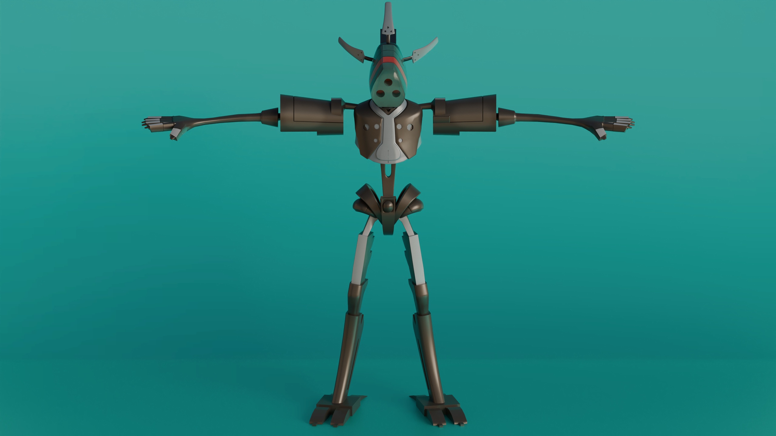 Media 1 for listing NeoDroid – Rigged 3D Robot Character for VRChat & VTubing