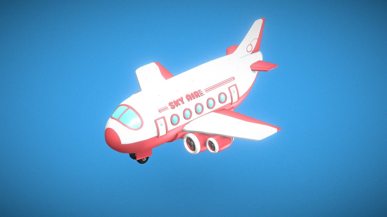 Media 1 for listing Cartoon Airplane