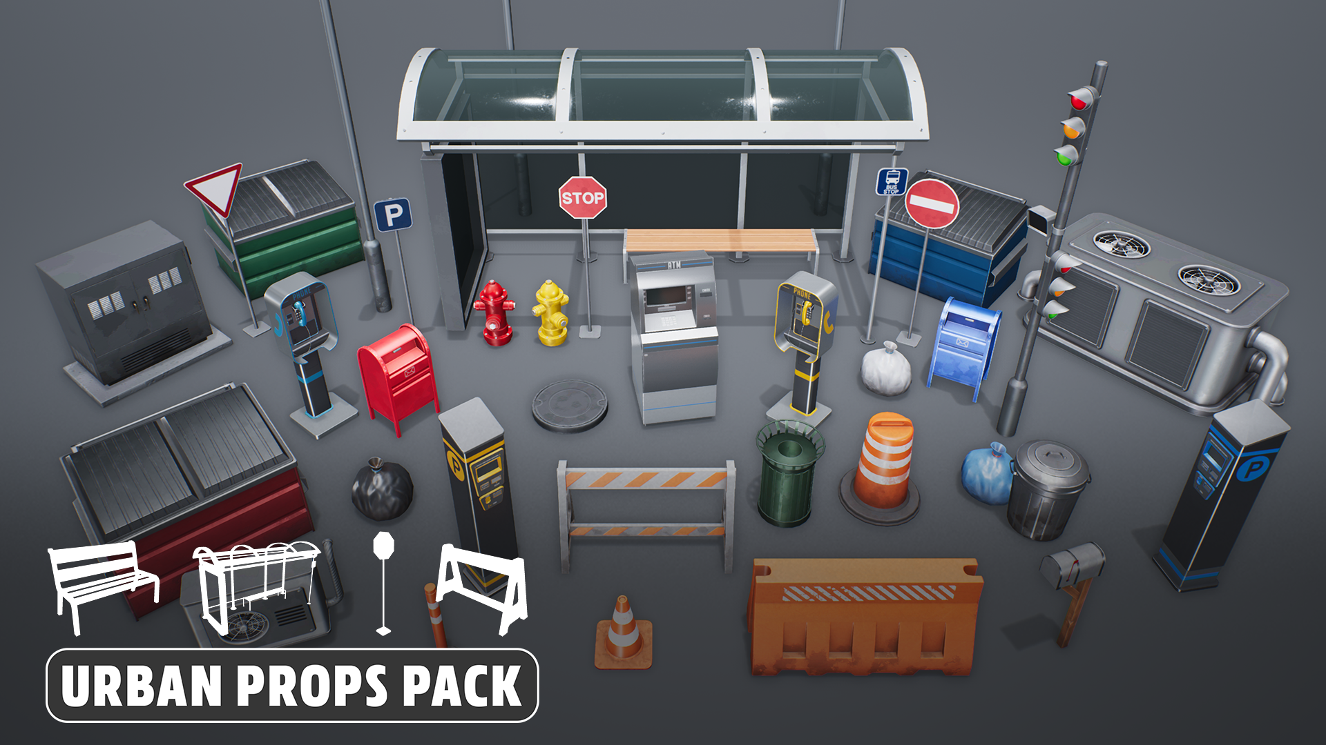Urban Props Pack | Fab