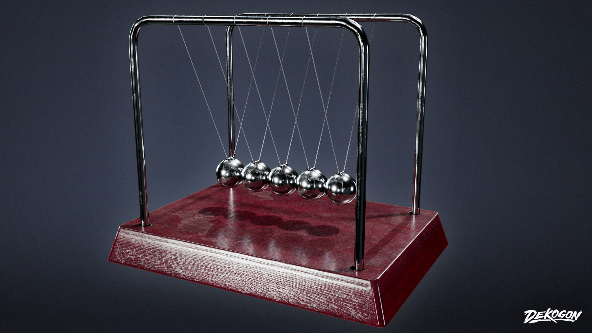 hsc-newton-toy-pbr-game-ready-fab