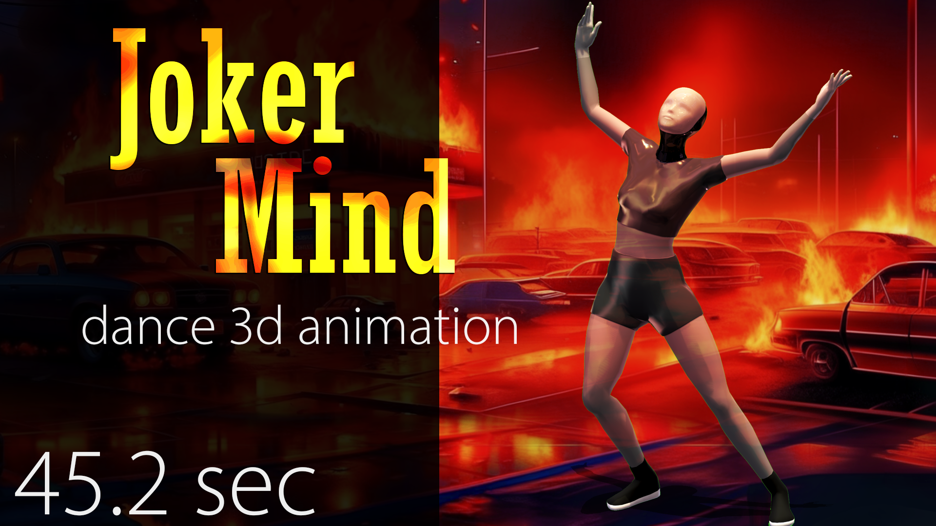 A&M: Joker Mind (130bpm) - dance animation loop. FBX files ## madness ...