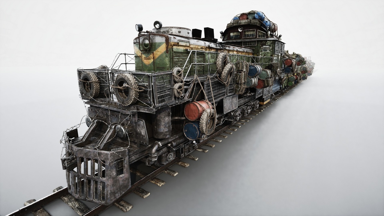 Media 1 for listing Train post apocalyptic