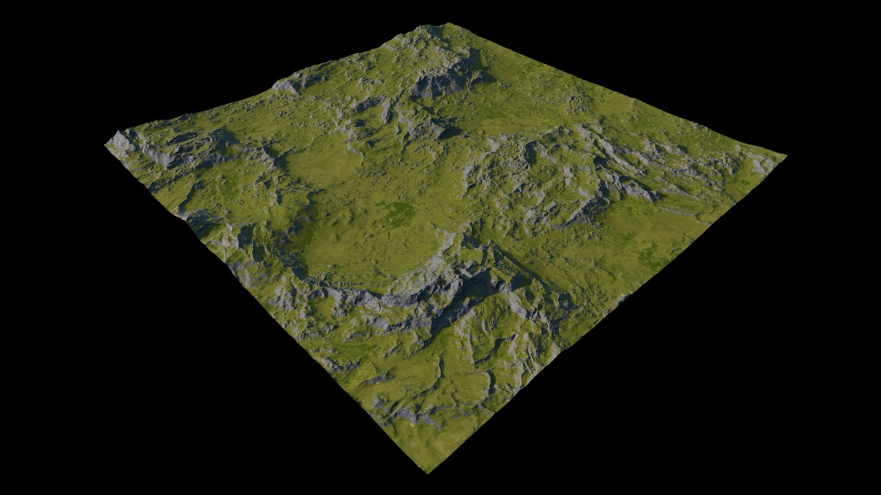 Media 1 for listing A basin terrain surrounded by mountains