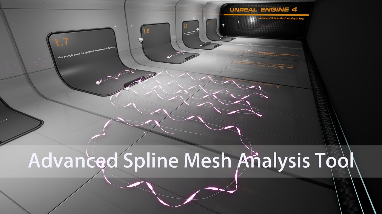 商品 Advanced Spline Mesh Analysis Tool 的媒体 1