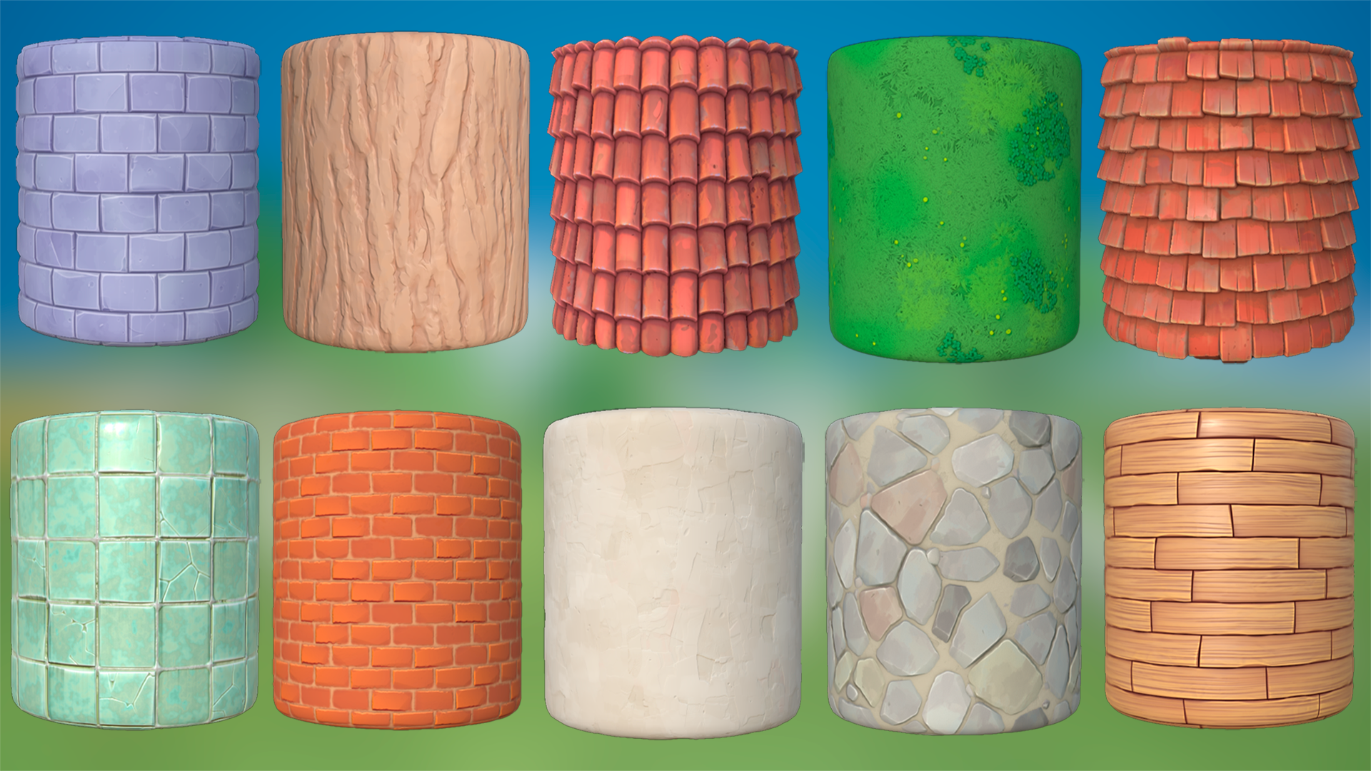 30 Materials Stylized Starter Pack/Kit | Fab