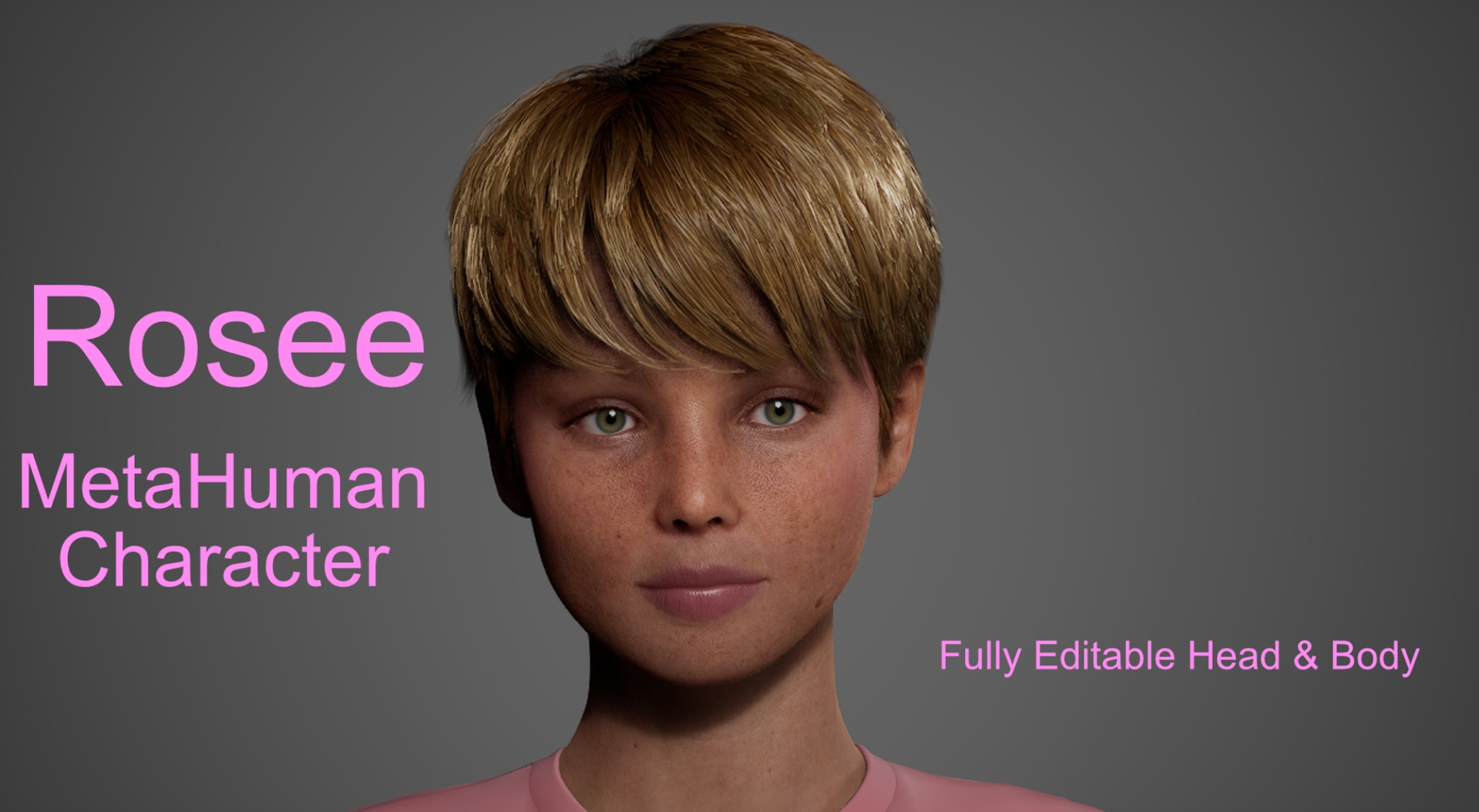 Media 1 for listing Rosee - Editable MetaHuman Character