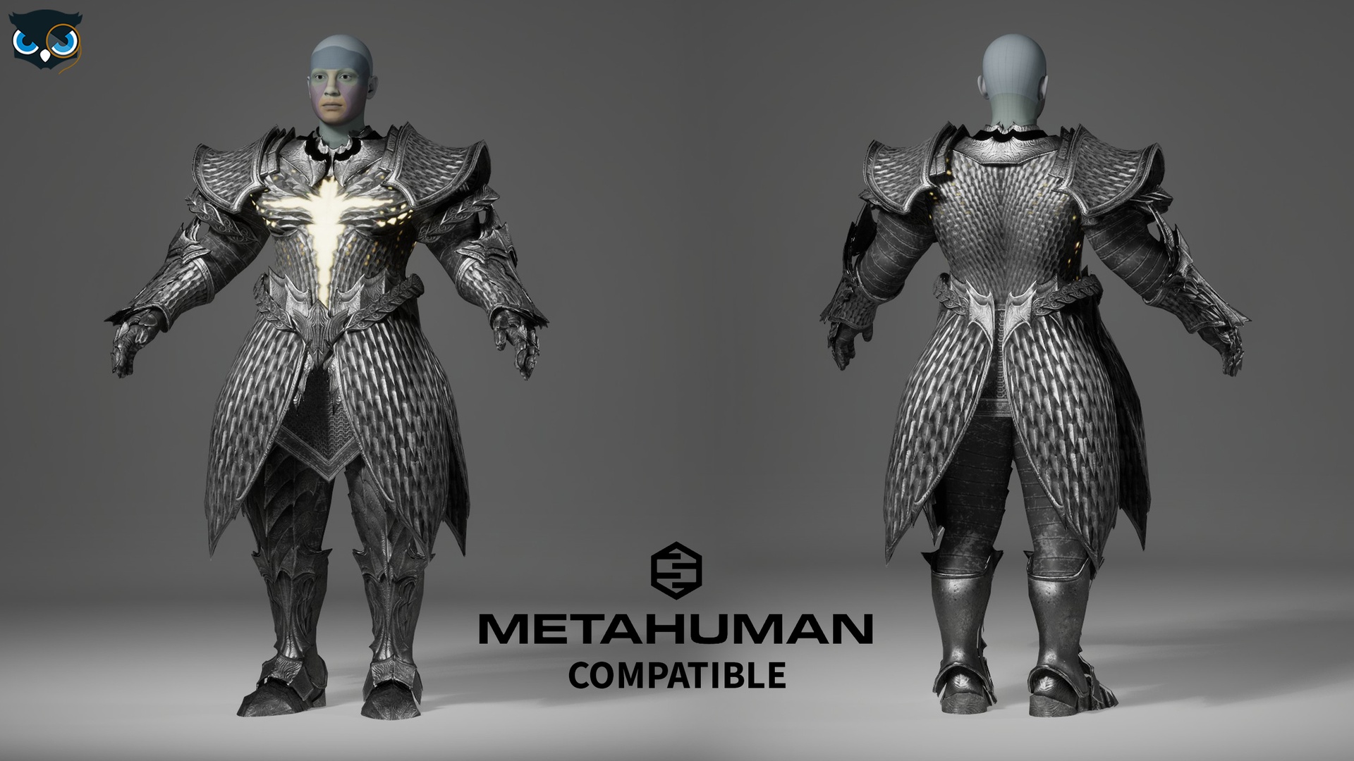 Media 1 for listing Medieval Knight Armor Epic Fantasy Battle