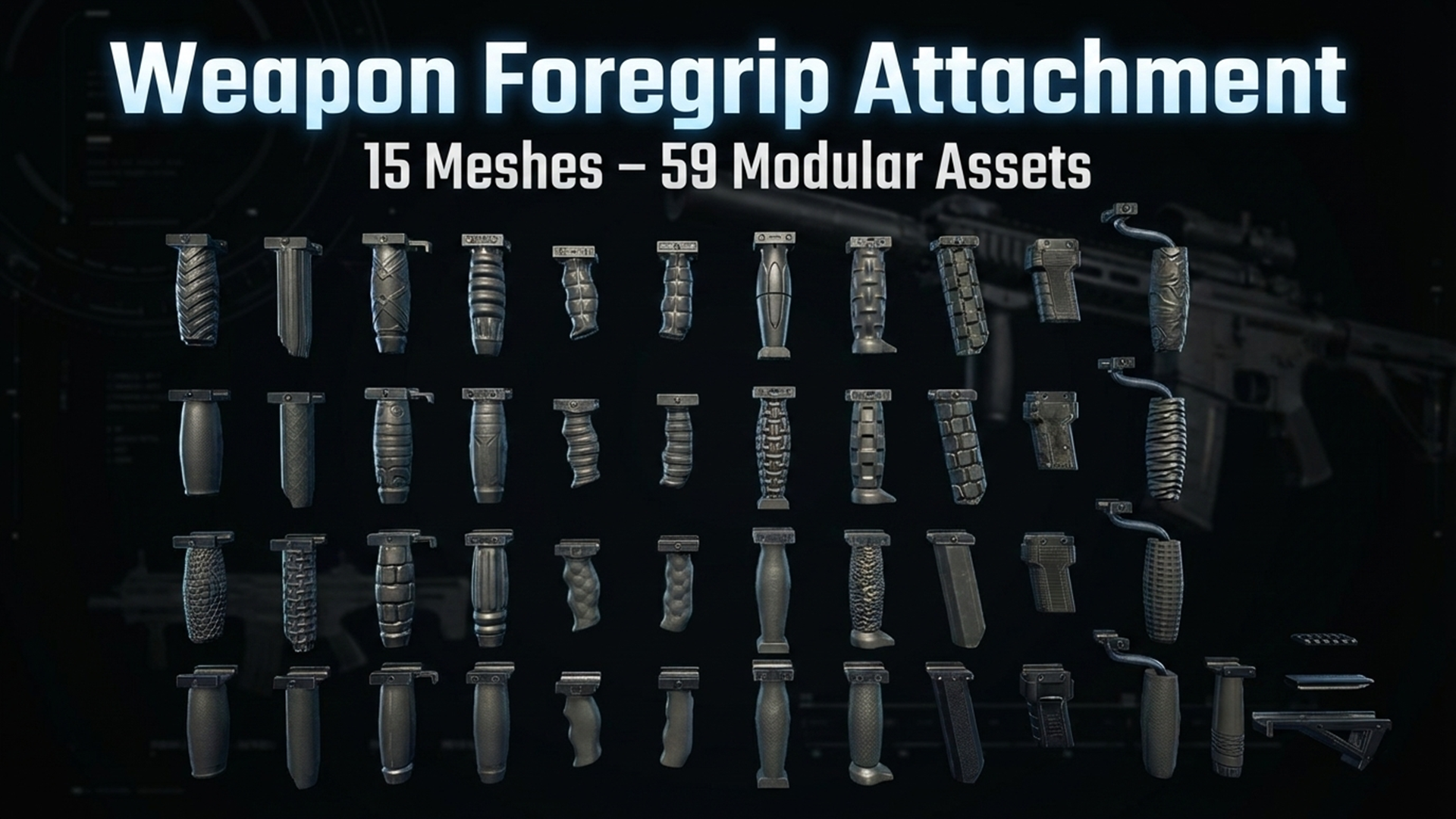 Weapon Foregrip Attachment | Fab