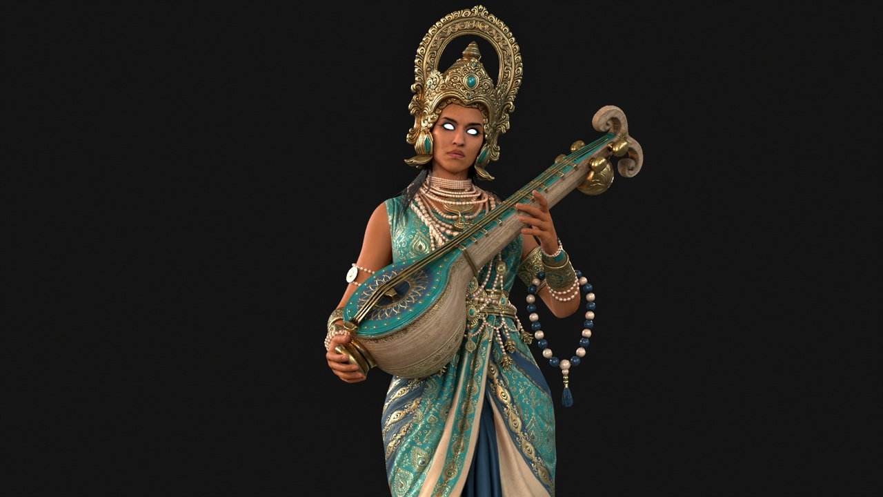 出品Indian Goddess Saraswatiのメディア1