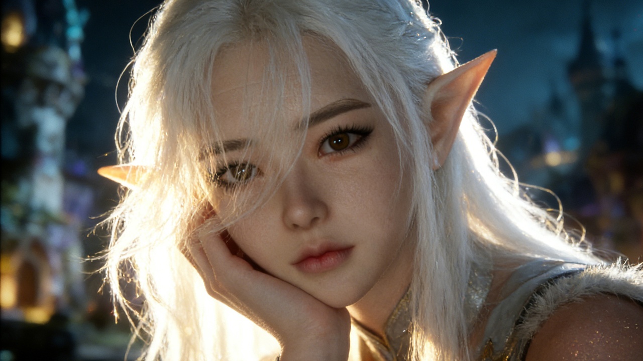 Editable Fantasy Elf Queen Metahuman - Isabella.Soft as petal, sharp as ...