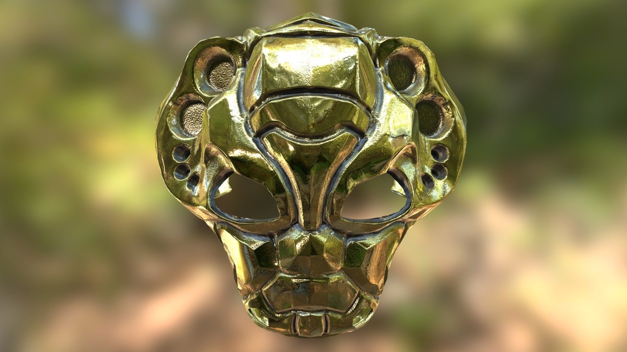 Media 1 for listing Golden Mask