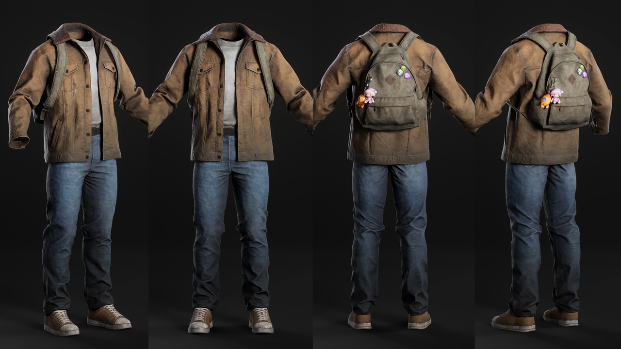 Media 1 for listing Survival Outfit 08 - Metahuman