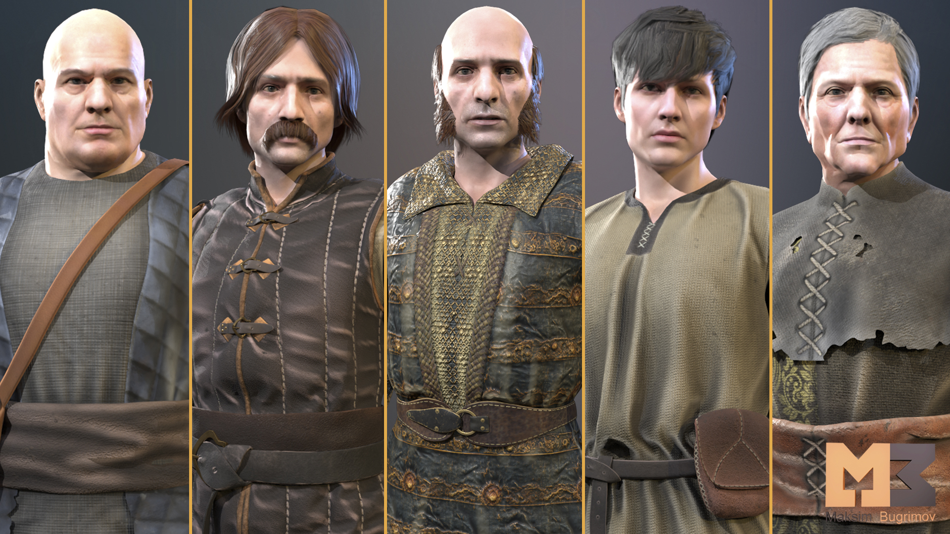 NPC Characters Male (Pack) | Fab