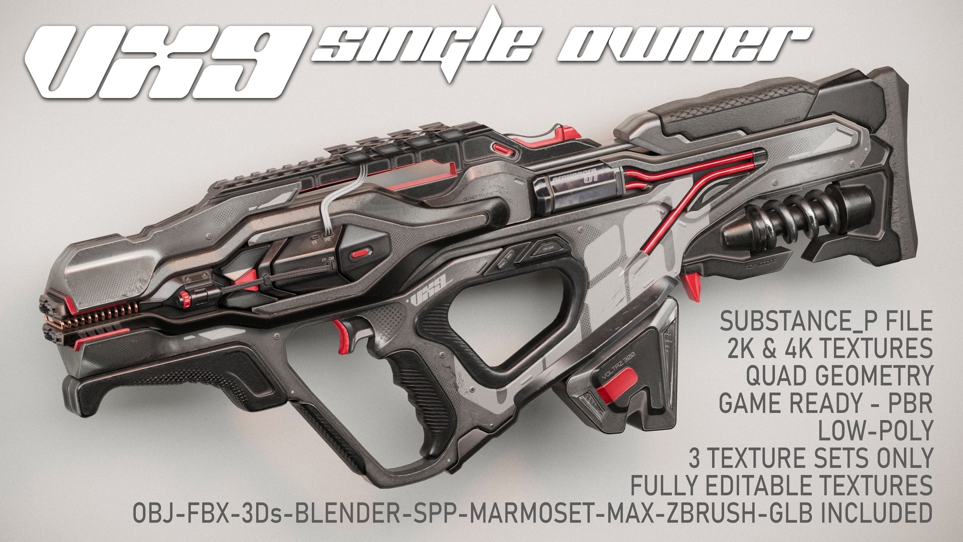 Media 1 for listing VX9_PlasmaRifle_PBR