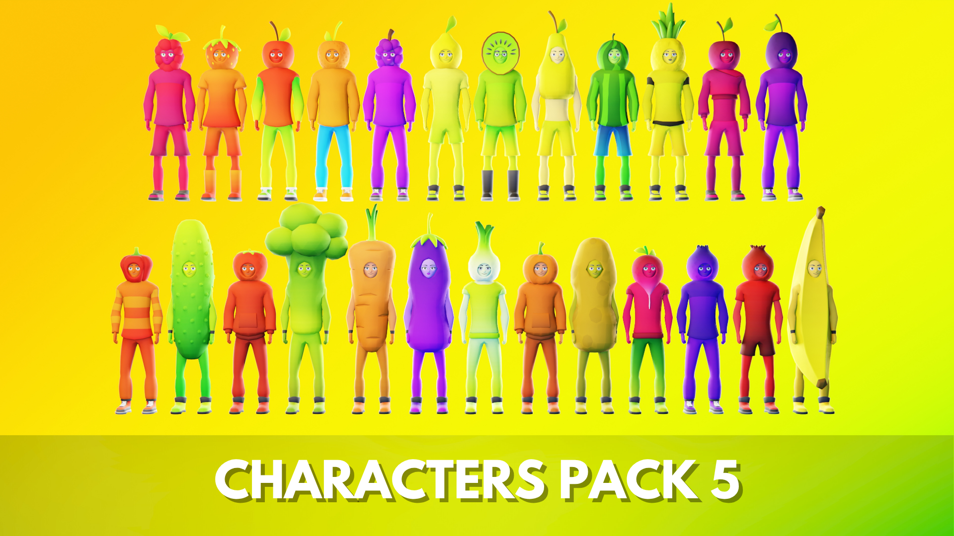 Casual Characters Pack 5 | Fab