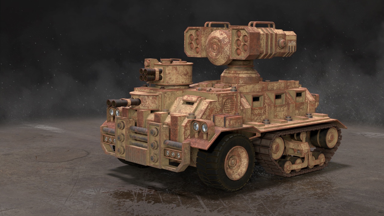 Media 1 for listing Half-track APC-1-Desert-Rusty