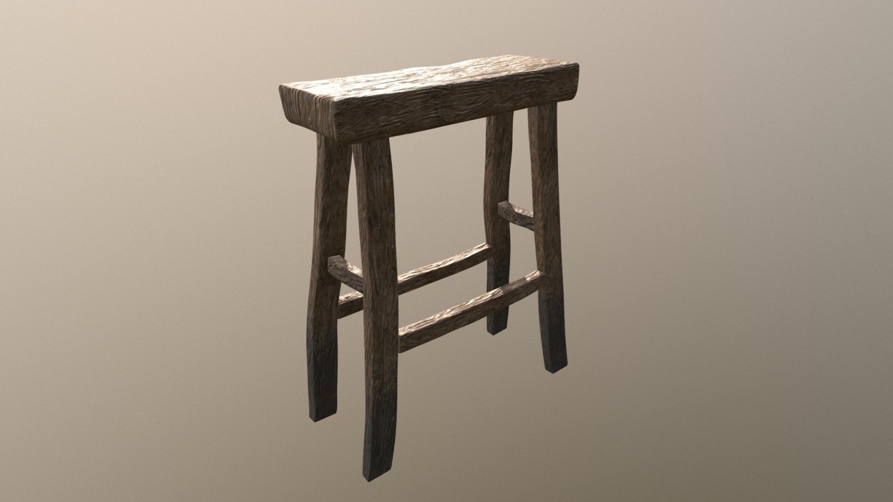 Media 1 for listing Wooden Stool
