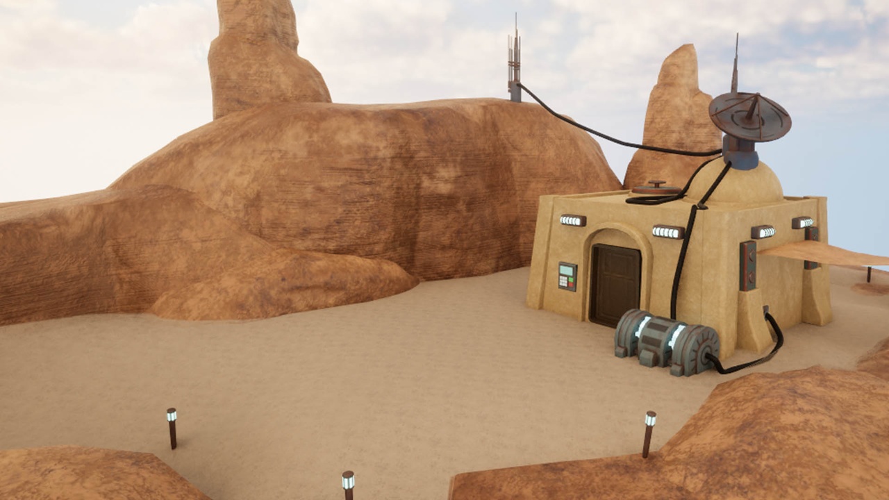 Media 1 for listing Modular Sci Fi Desert Outpost