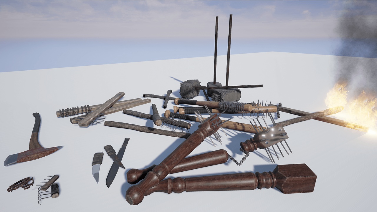 商品 Post Apocalyptic Melee Weapons 的媒体 1