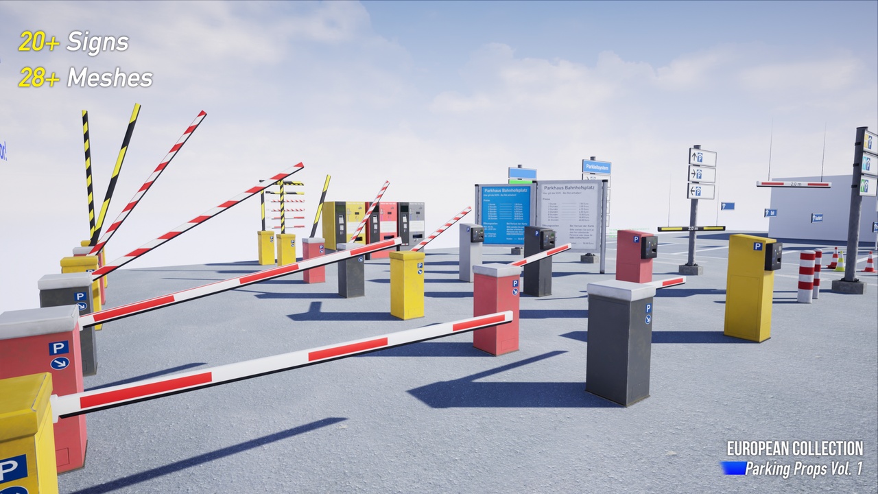 商品 European Collection: Parking Garage Props Vol. 1 的媒体 1