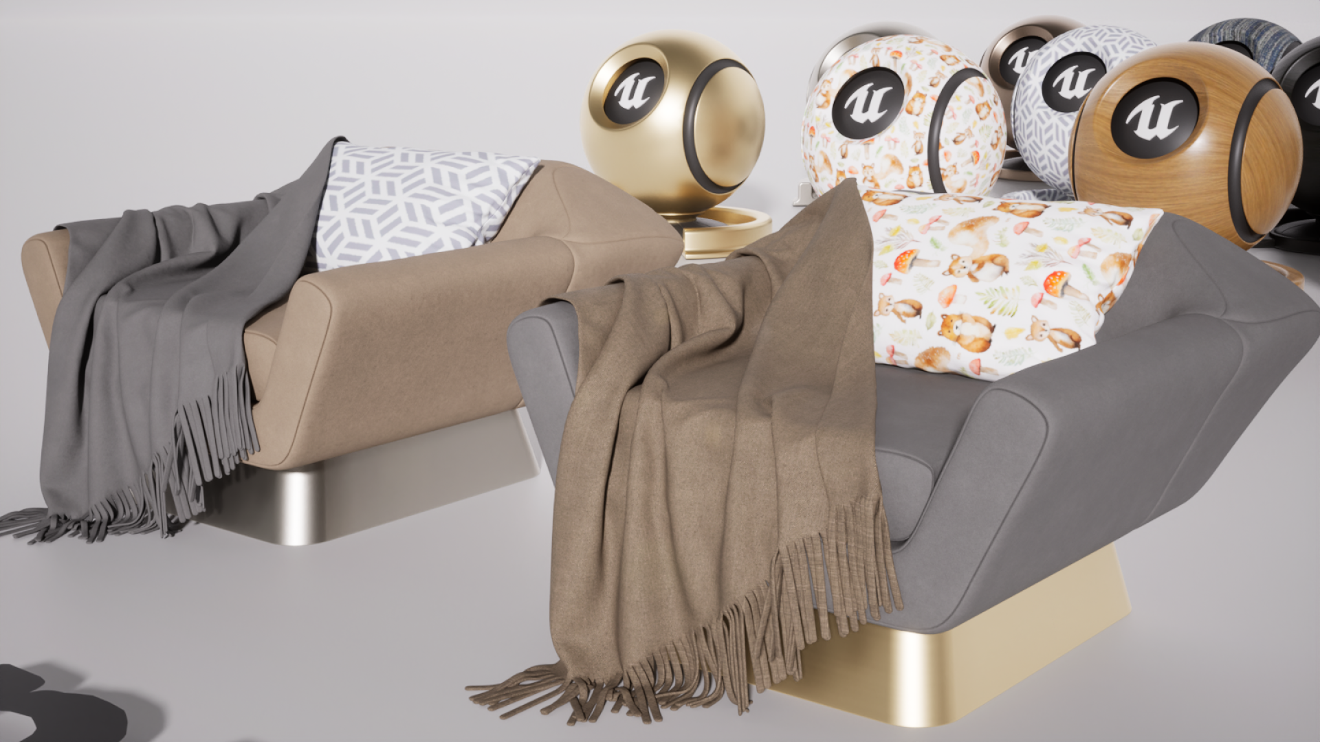 ArchViz Furniture Assets P10 | Fab