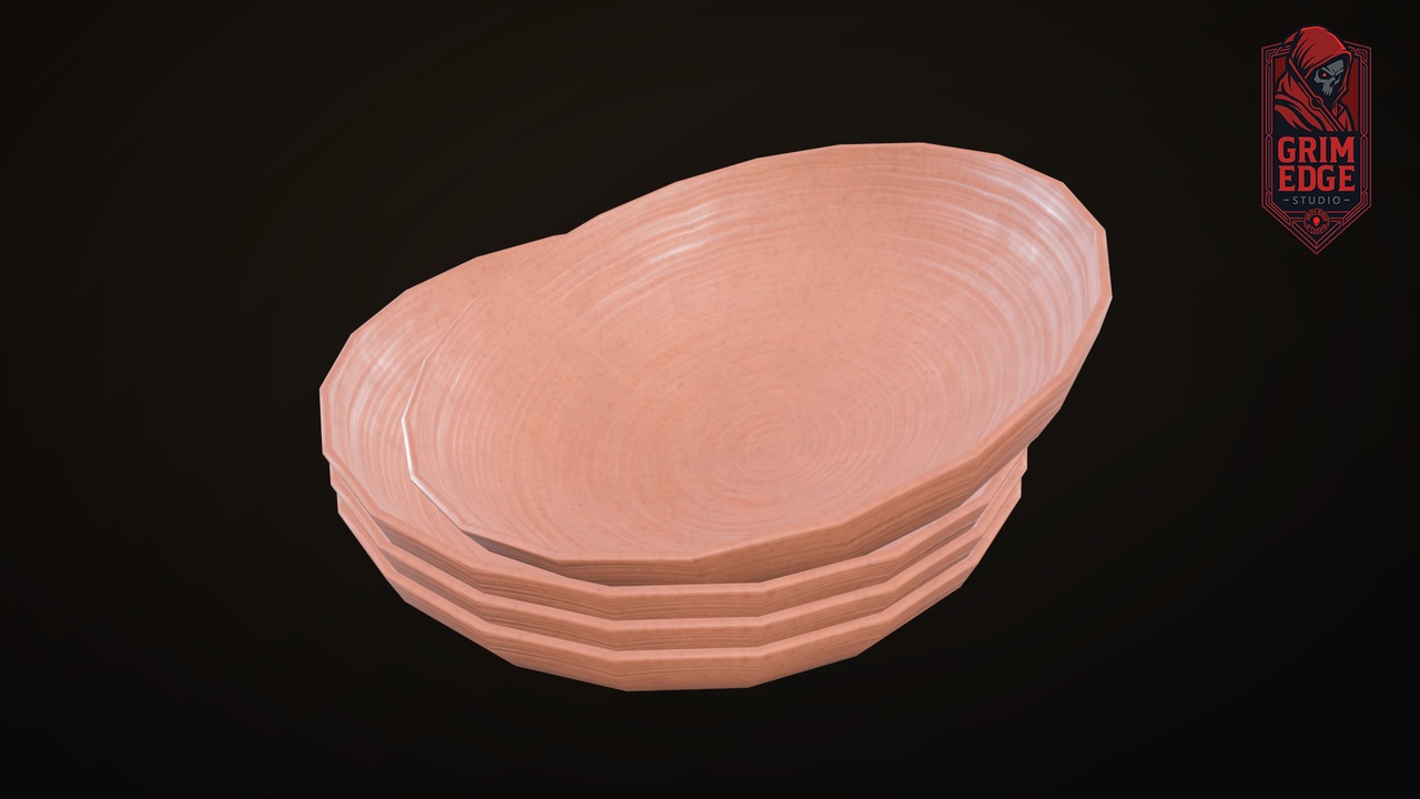 Media 1 for listing Medieval_Pottery Clay Plate