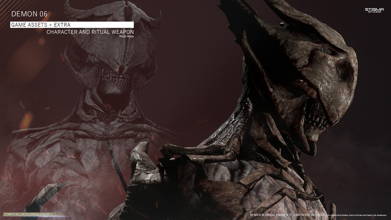 Media 1 for listing Demon 06 - Game Assets + Extra | STIGMA STUDIOS