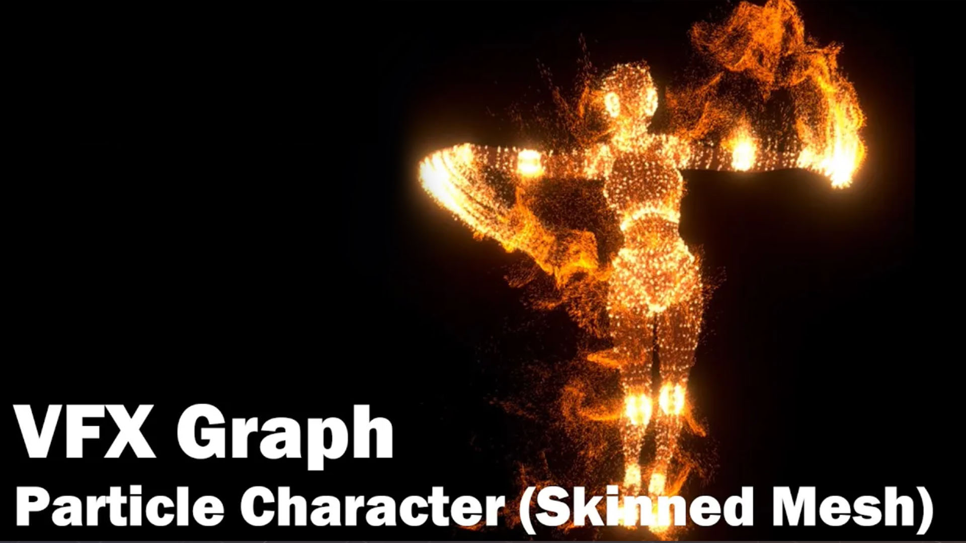 VFX Graph：Particle Character (Skinned Mesh) | Fab
