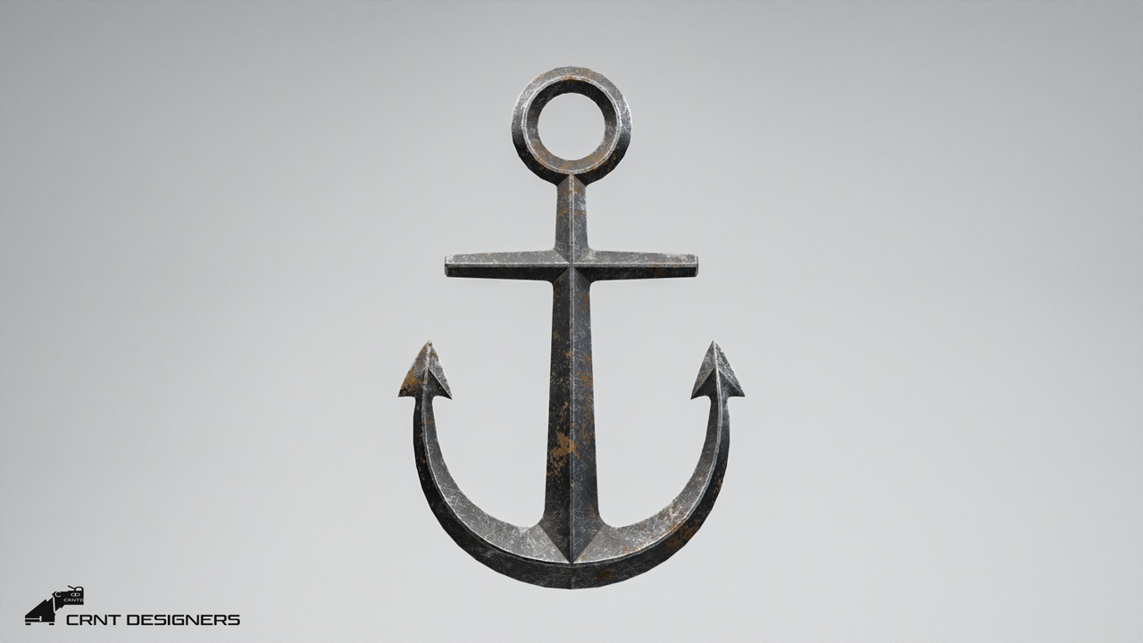 Media 1 for listing Nautical Anchor Lowpoly 3D model