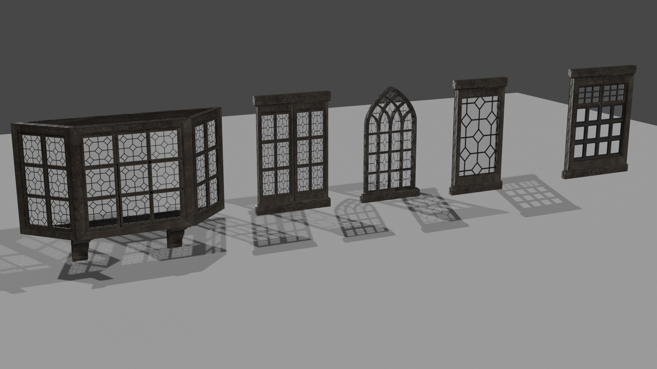 Media 1 for listing medieval windows