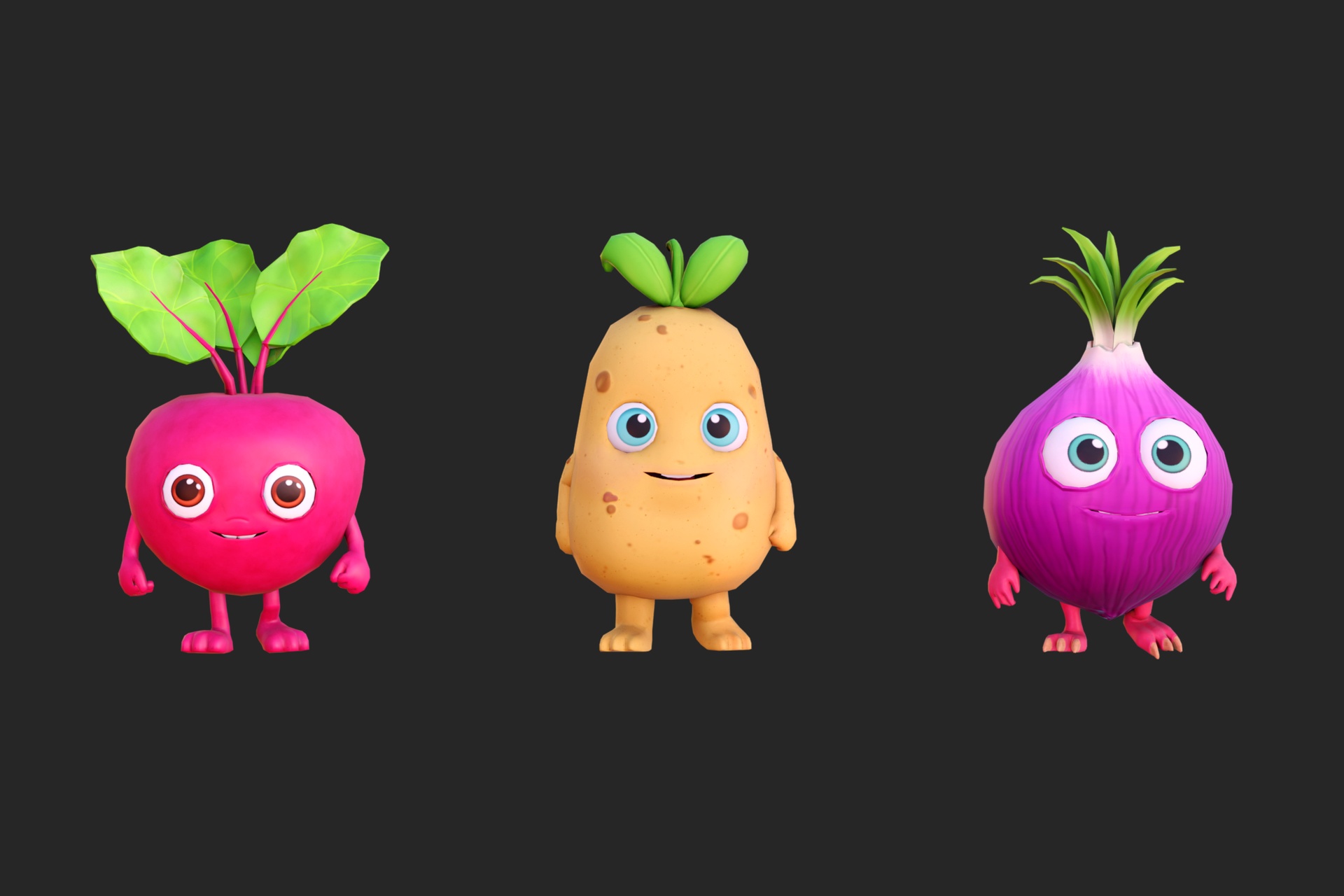 File multimediali per l'articolo Monster Vegetables Pack 02: 1