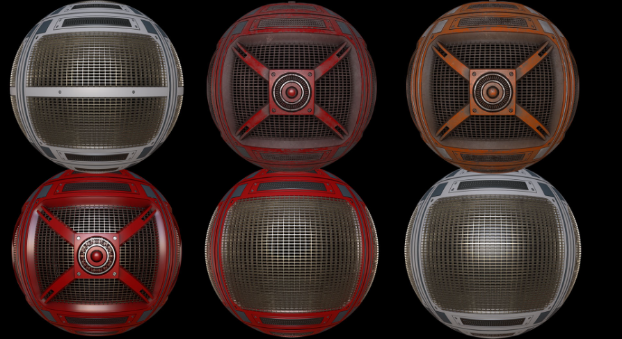 Scifi Material Pack 3 | Fab